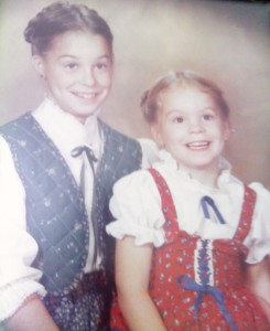 my mother had this phase of dressing us like amish children.